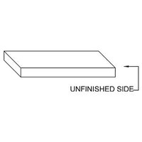 Floating Shelf - Finished Front & Left Side (Option 1)